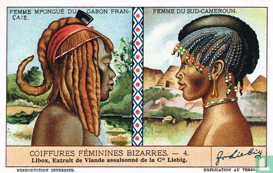 Femme Mpongué du Gabon français - Femme du Sud-Cameroun