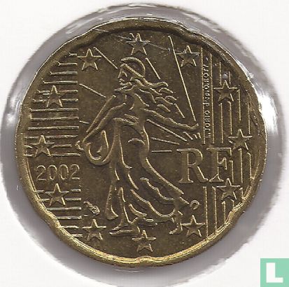 Frankreich 20 Cent 2002 - Bild 1