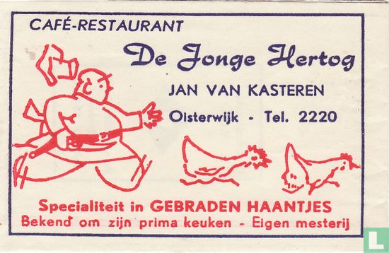 Café Restaurant De Jonge Hertog - Image 1