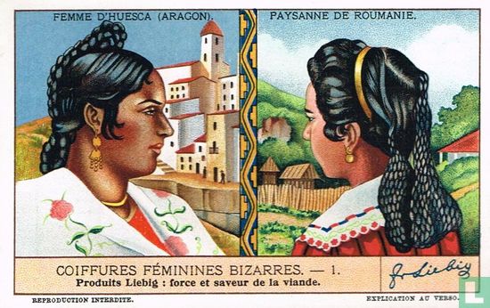 Femme d'Huesca (Aragon) - Paysanne de Roumanie