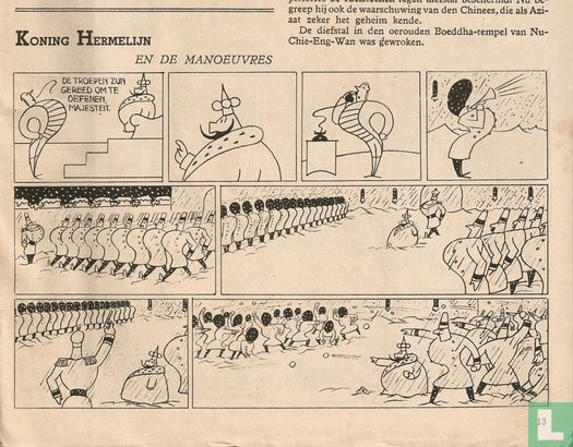 Koning Hermelijn en de manoeuvres - Afbeelding 1