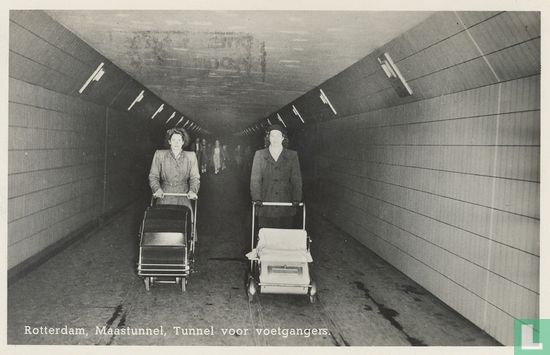 Rotterdam, Maastunnel, Tunnel voor voetgangers - Image 1