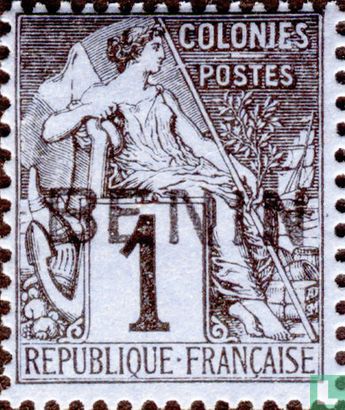 Type Dubois, with overprint