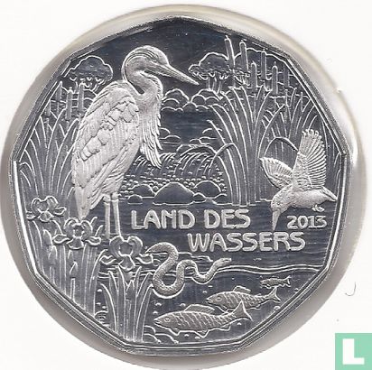 Österreich 5 Euro 2013 (Silber) "Land des Wassers" - Bild 1