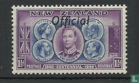100 ans de l'officiel de la Nouvelle-Zélande