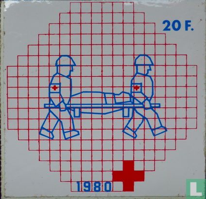 Rode Kruis 1980 20 frank  