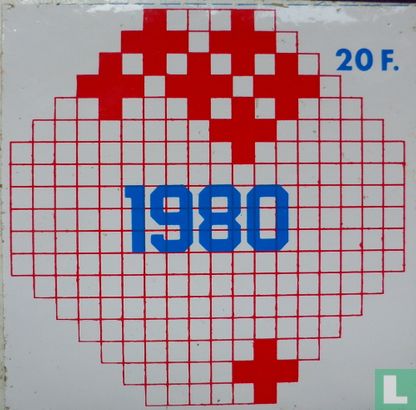 Rode Kruis 1980 20 frank 