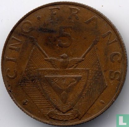 Ruanda 5 Franc 1965 - Bild 2