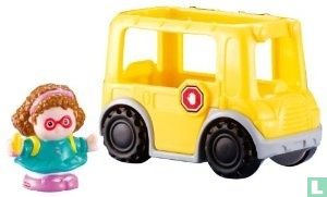 Little people Maggie and yellow schoolbus