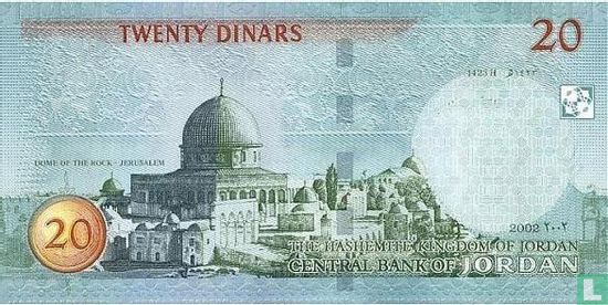 Jordanië 20 Dinars 2002 - Afbeelding 2