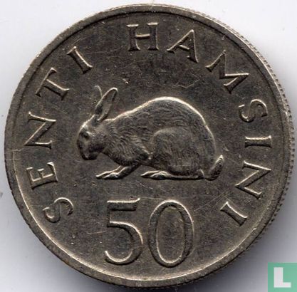 Tanzania 50 senti 1973 - Image 2