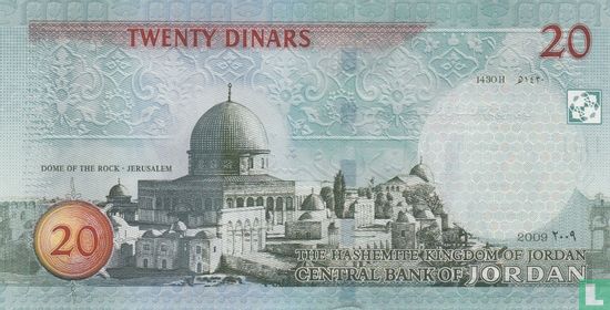 Jordan 20 Dinars 2009 - Image 2
