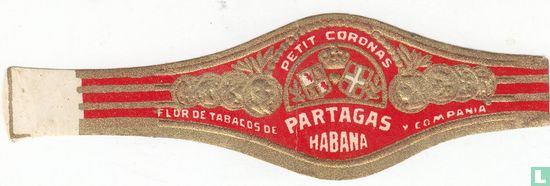 Petit Coronas Partagas Habana-Flor de Tabacos de-y Compañia - Image 1