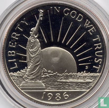United States ½ dollar 1986 (PROOF) "Centenary of the Statue of Liberty" - Image 1