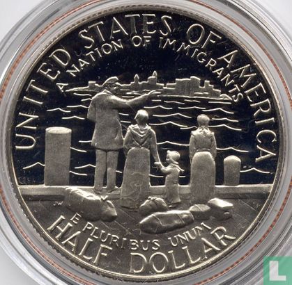 États-Unis ½ dollar 1986 (BE) "Centenary of the Statue of Liberty" - Image 2