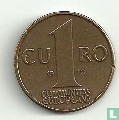 Nederland 1 euro 1972 - Afbeelding 1