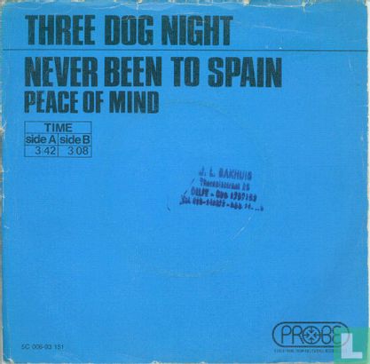 Never Been to Spain - Image 1