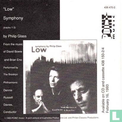 "Low" Symphony (tracks 1-3) - Afbeelding 2