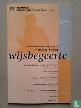 Algemeen Nederlands Tijdschrift voor Wijsbegeerte 1 - Bild 1