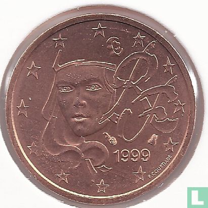 France 2 cent 1999 - Image 1
