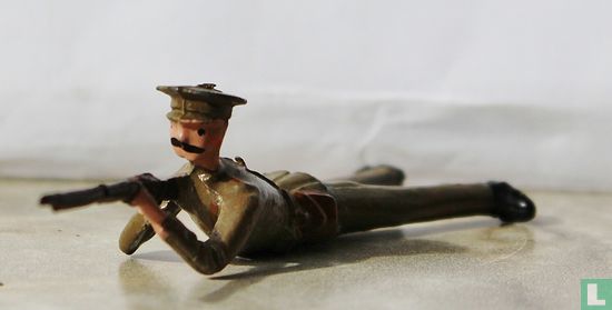 British Infantry Peak Caps (lying firing) - Image 1