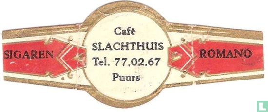 Café Slachthuis Tel. 77.02.67 Puurs - Sigaren - Romano - Image 1