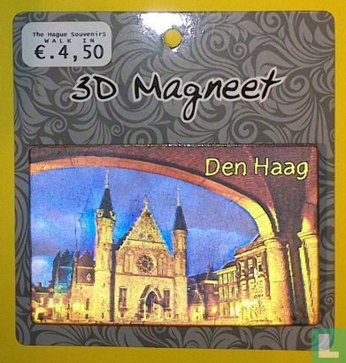 De ridderzaal 3-D magneet - Afbeelding 1