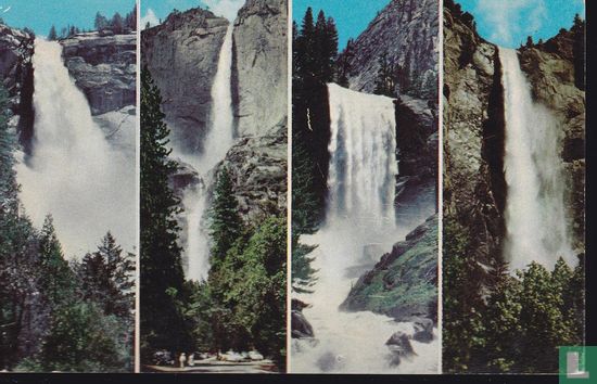 319.K Yosemite National Park California, the four Falls - Image 1