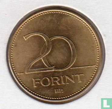 Hongarije 20 forint 2003 "200th anniversary Birth of Deák Ferenc" - Afbeelding 2