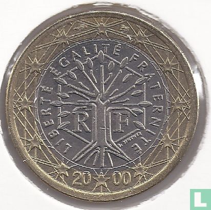 Frankrijk 1 euro 2000 - Afbeelding 1
