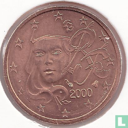 Frankreich 2 Cent 2000 - Bild 1