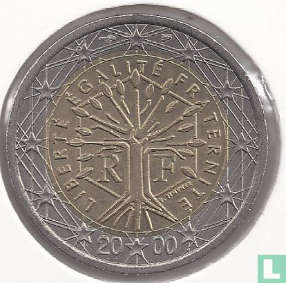 Frankrijk 2 euro 2000 - Afbeelding 1