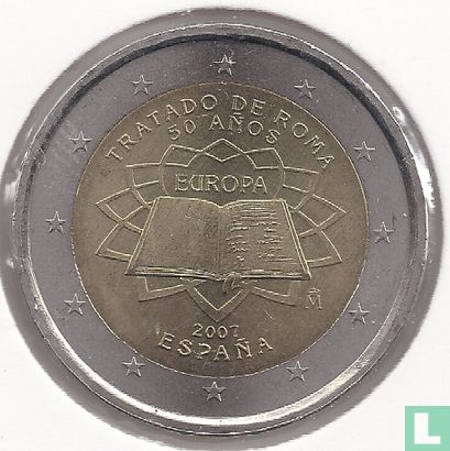 Spanje 2 euro 2007 "50th anniversary of the Treaty of Rome" - Afbeelding 1