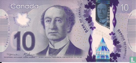 Canada 10 dollar 2013 - Afbeelding 1
