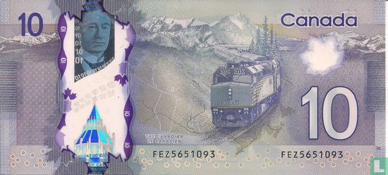 Canada 10 dollars 2013 - Image 2