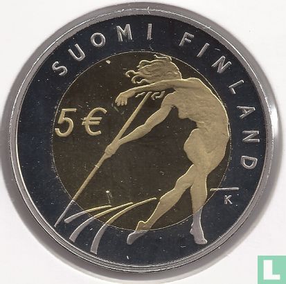 Finland 5 euro 2005 (PROOF) "World Athletics Championship in Helsinki" - Image 2