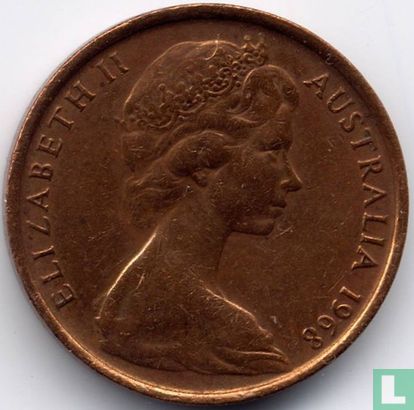 Australia 2 cents 1968 - Image 1