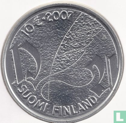 Finlande 10 euro 2007 "Mikael Agricola and the Finnish language" - Image 1