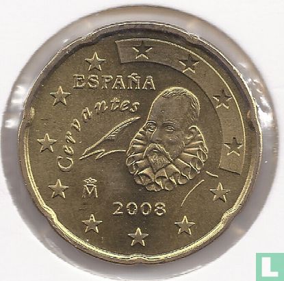 Spain 20 cent 2008 - Image 1