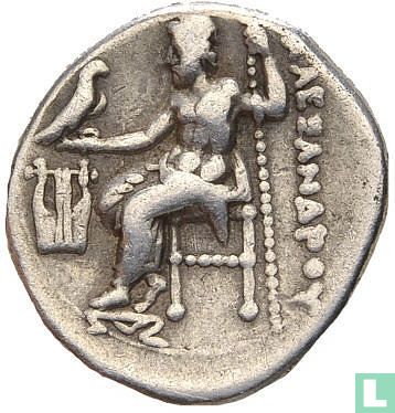 Koninkrijk Macedonië, Alexander de Grote 336-323 v.Chr., AR Drachme, postuum geslagen in Kolophon c. 323-319 v.Chr. - Afbeelding 1