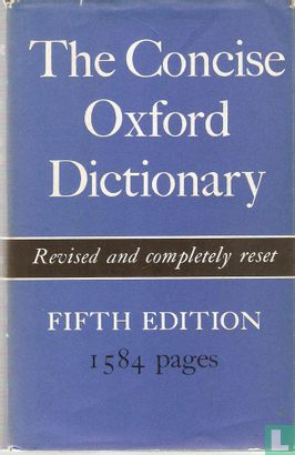 The concise Oxford dictionary - Afbeelding 1