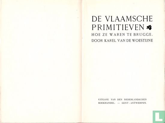 De Vlaamsche Primitieven - Afbeelding 3