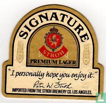 Signature Stroh Premium Lager - Image 1