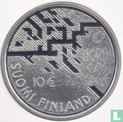 Finland 10 euro 2007 (PROOF) "175th anniversary Birth of Adolf Erik Nordenskiöld" - Afbeelding 2