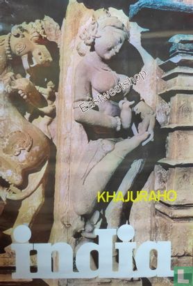 India Khajuraho Tempel Toerisme Poster