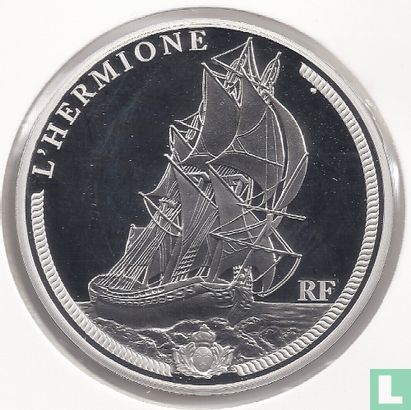 Frankrijk 10 euro 2012 (PROOF) "L'Hermione" - Afbeelding 2