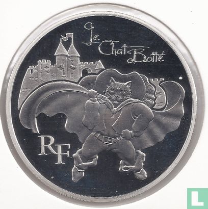 Frankrijk 10 euro 2012 (PROOF) "Heroes of the French literature - Puss in Boots" - Afbeelding 2