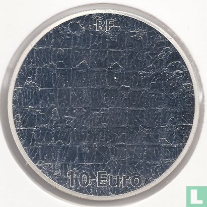 Frankrijk 10 euro 2012 (PROOF) "50th Anniversary of the Death of Yves Klein" - Afbeelding 2