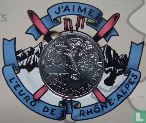 Frankrijk 10 euro 2012 "Rhône - Alpes" - Afbeelding 3