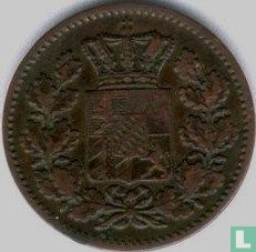 Beieren 1 pfennig 1858 - Afbeelding 2